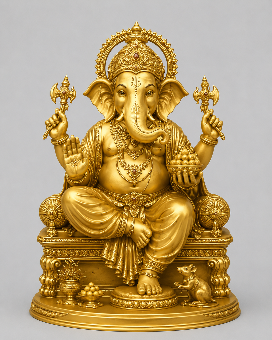 Ganesha V2134 3D Model (5 Inch)